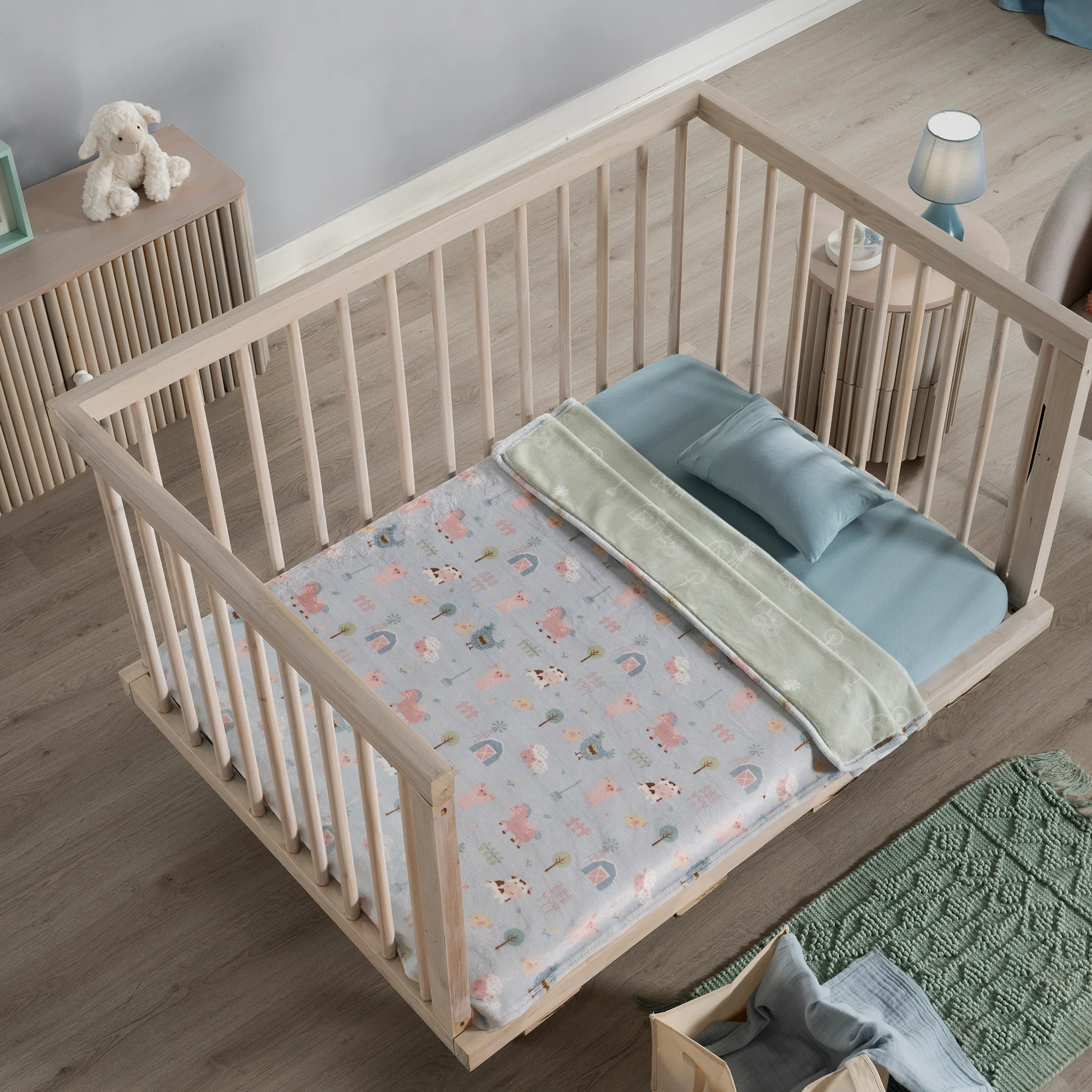 Cobertor Baby Nórdico Granja - Image 3