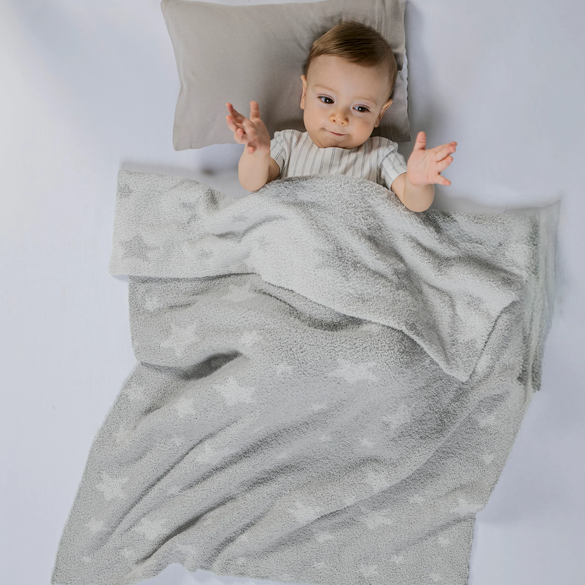 Cobija Baby Voga Chenille Stars - Image 3