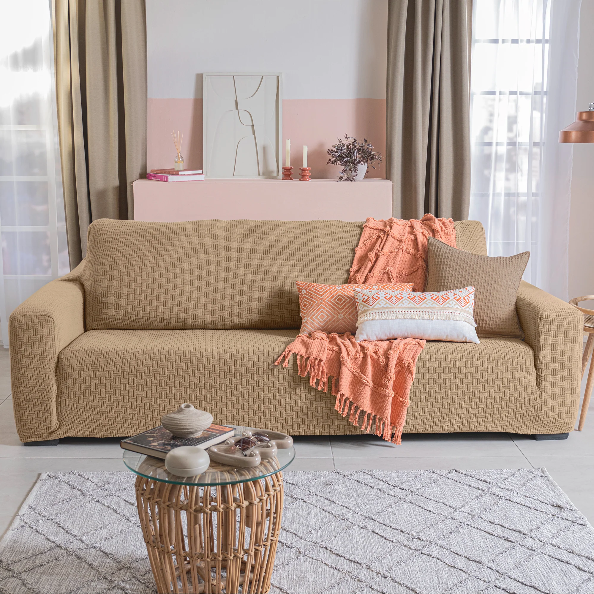 Funda De Sillón Niza Kaki