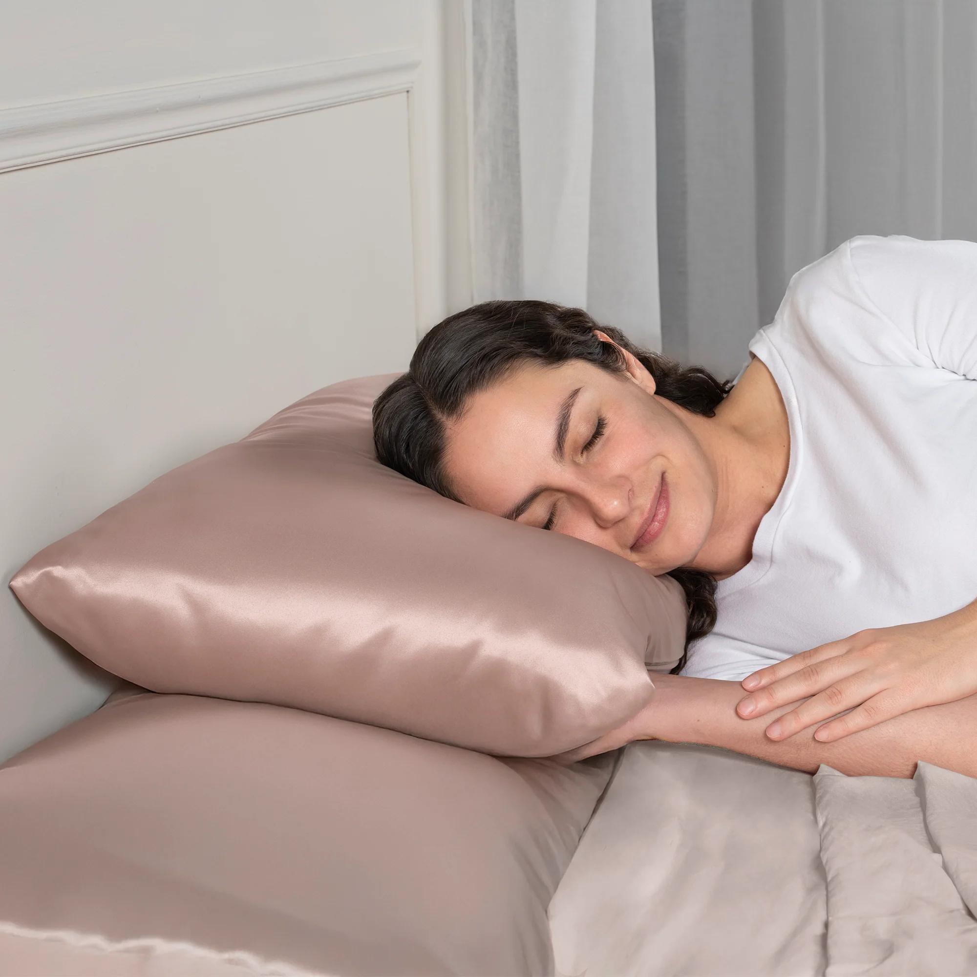 Fundas De Almohada Satín Sweet Pink - Image 3