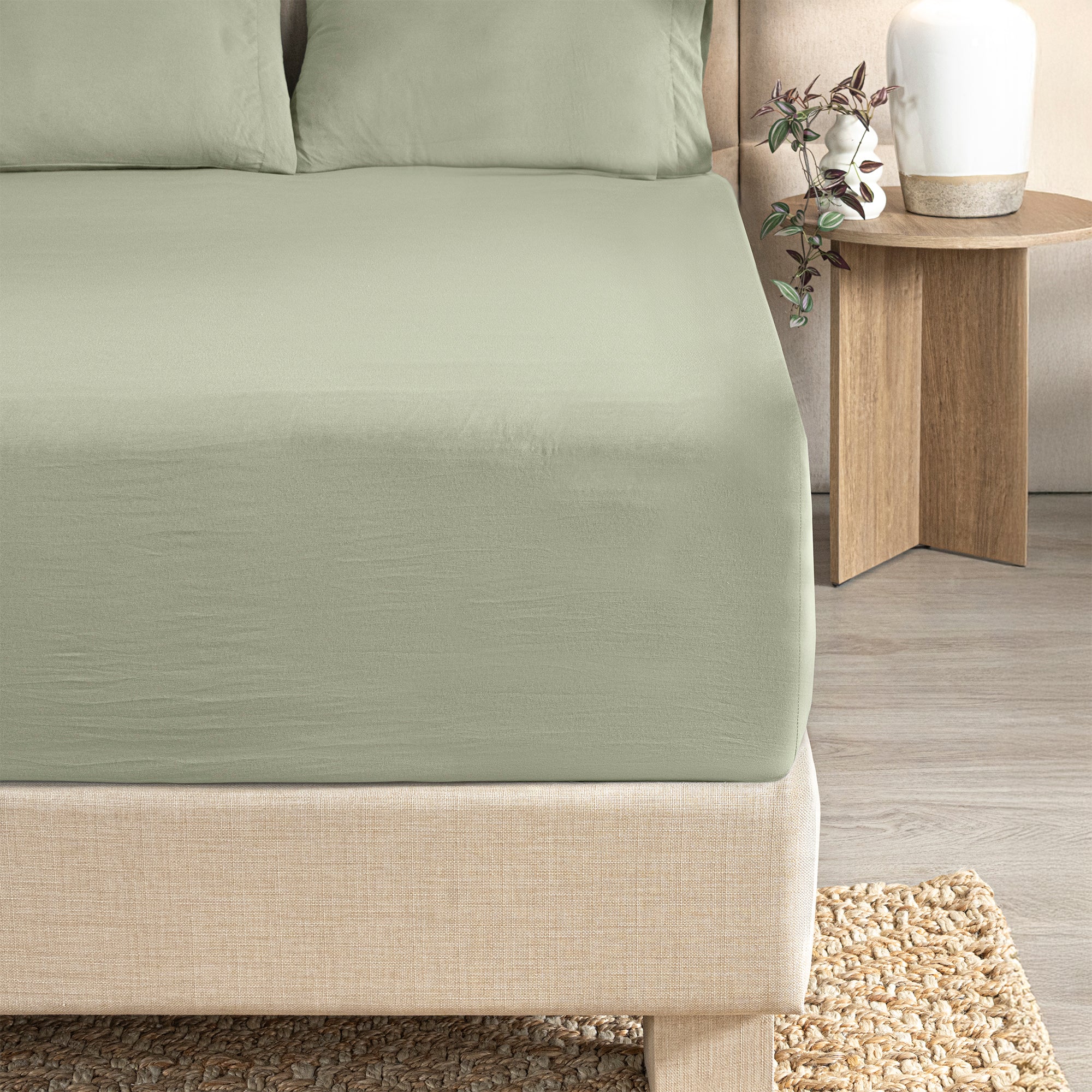 Sábanas Viasoft Washed Matcha - Image 4