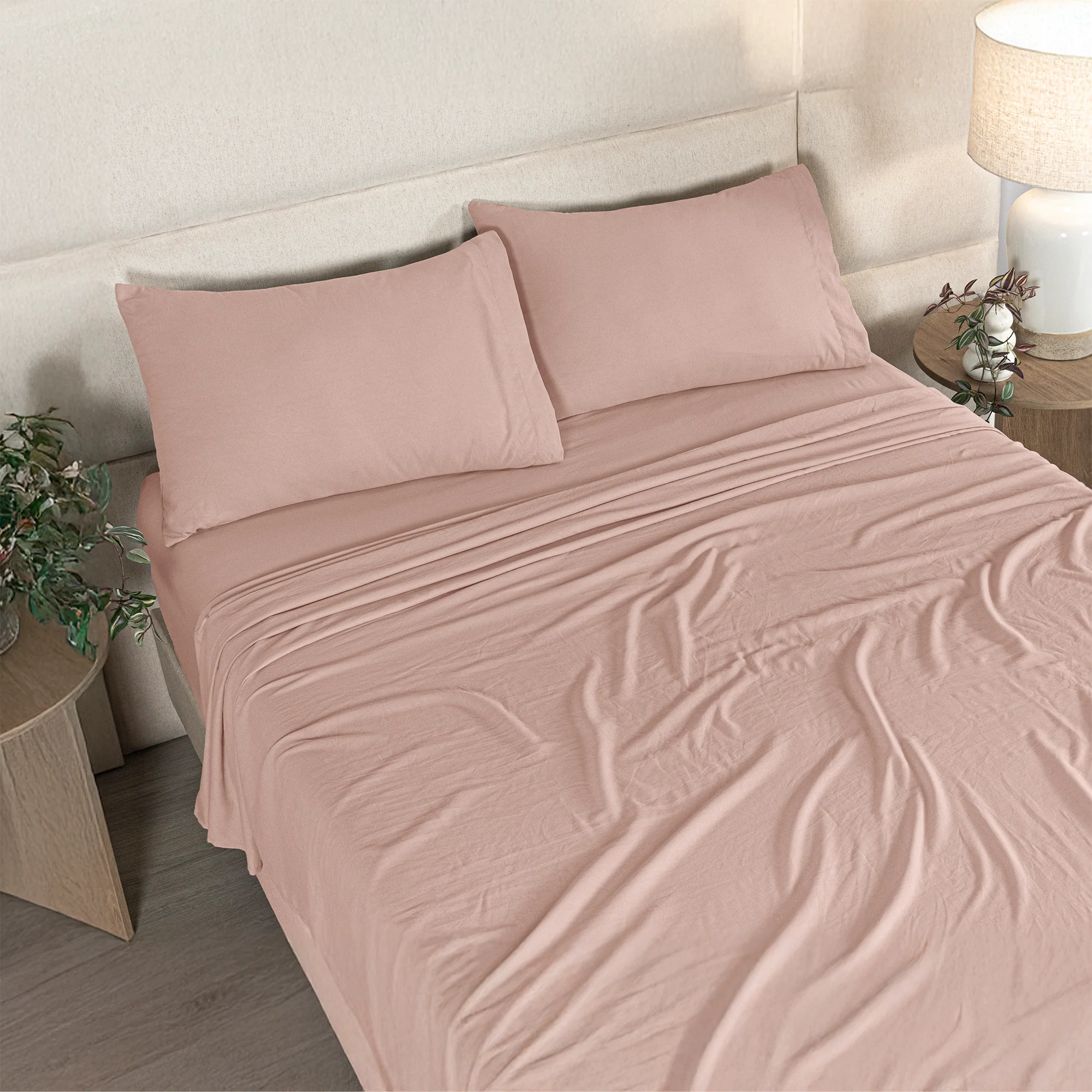 Sábanas Viasoft Washed Rosa - Image 3